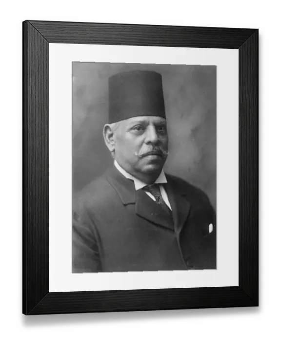 Framed Print : Ahmed Heshmat Pasha, Finance Minister of Egypt. 10 December 1924 Framed Print : Ahmed Heshmat Pasha, Finance Minister of Egypt. 10 December 1924