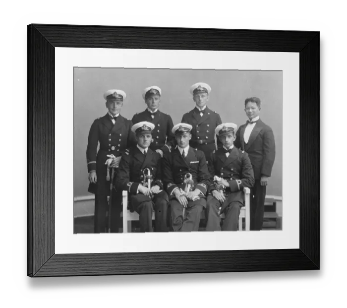 Framed Print : Kings Son Becomes a Naval Lieutenant Prince Knud of Denmark, younger brother Framed Print : Kings Son Becomes a Naval Lieutenant Prince Knud of Denmark, younger brother