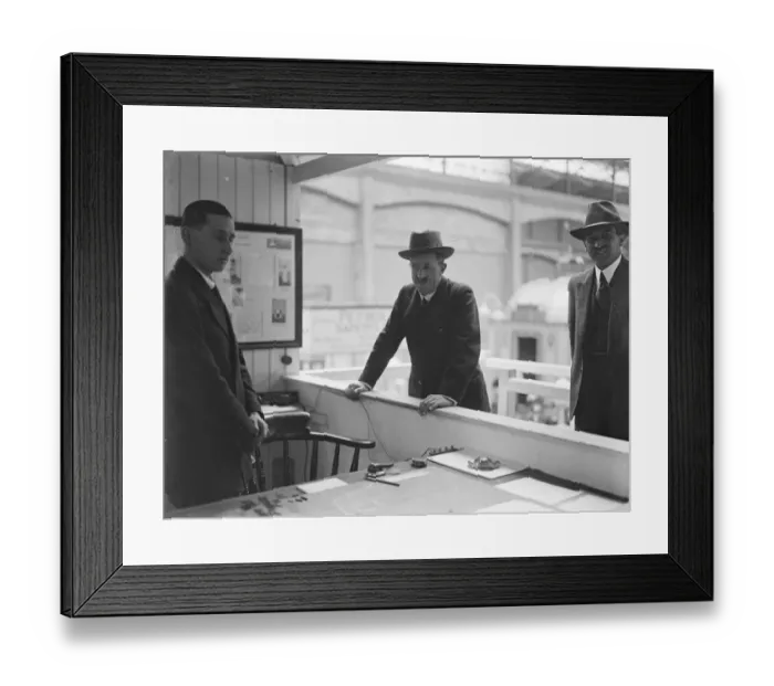 Framed Print : Sir Sefton Brancker inspects RAF exhibits at Wembley Sir Brancker inspecting electrical Framed Print : Sir Sefton Brancker inspects RAF exhibits at Wembley Sir Brancker inspecting electrical