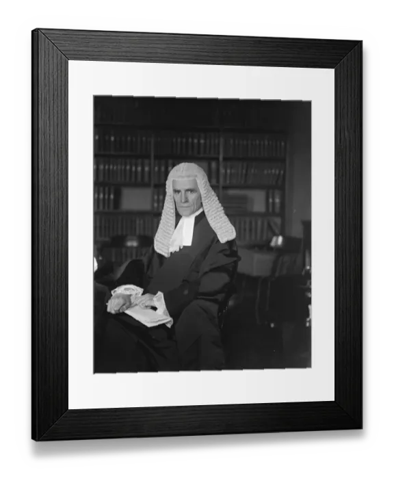 Framed Print : Mr Craig Henderson KC 15 February 1923 Framed Print : Mr Craig Henderson KC 15 February 1923