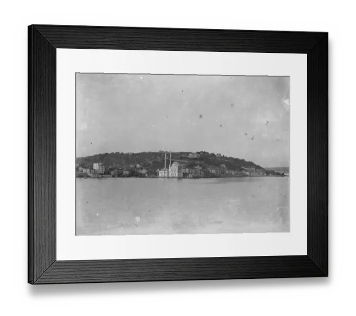 Framed Print : Constantinople from the Bosphorus over the Istanbul Strait February 1925