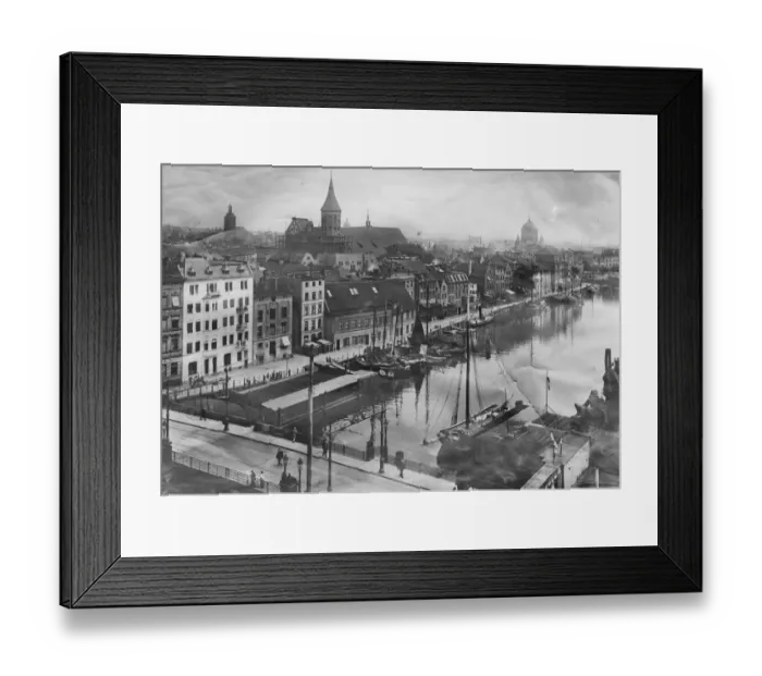 Framed Print : Konigsberg Germany, The Koettel Bridge 27 May 1920 Framed Print : Konigsberg Germany, The Koettel Bridge 27 May 1920