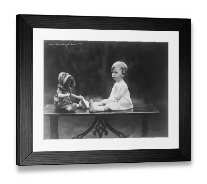 Framed Print : King of Italys grandson The little son of Princess Yolanda, the eldest child of the King