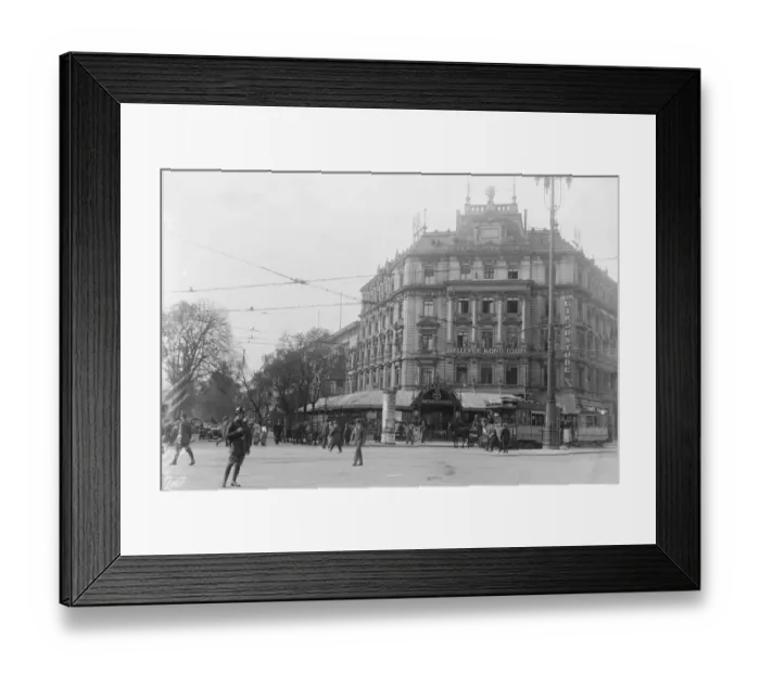 Framed Print : The Grand Hotel Bellevue Headquarters of the Inter Allied Commission 1922 Framed Print : The Grand Hotel Bellevue Headquarters of the Inter Allied Commission 1922