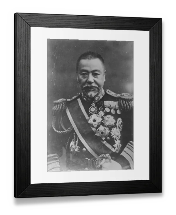Framed Print : Count Heihachiro Togo, Chief of the tutors of the Crown Prince of Japan 15 October 1923 Framed Print : Count Heihachiro Togo, Chief of the tutors of the Crown Prince of Japan 15 October 1923