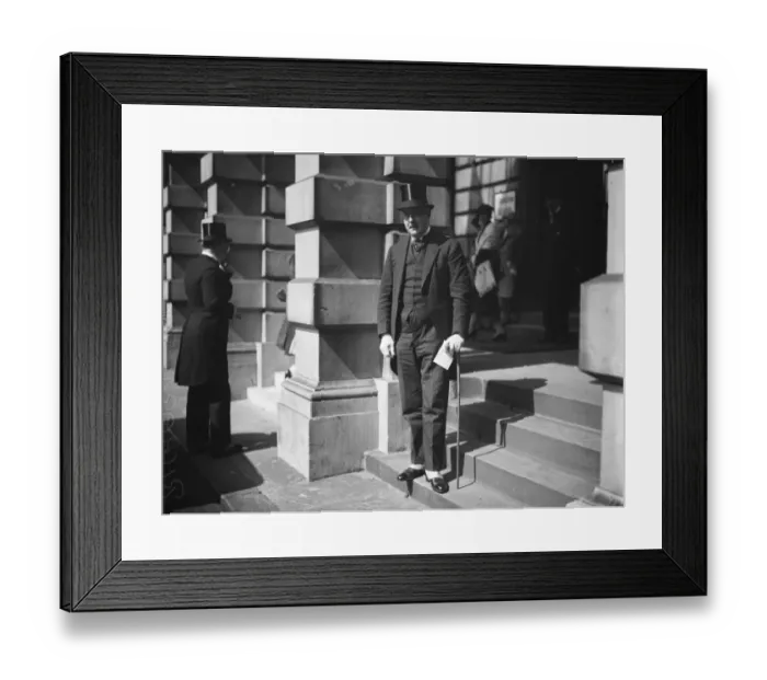 Framed Print : Private view day at Royal Academy. Mr Richard Jack, who painted the portraits of the King Framed Print : Private view day at Royal Academy. Mr Richard Jack, who painted the portraits of the King