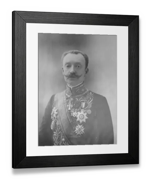 Framed Print : New French Ambassador To Germany M de Margerie, the newly appointe French Ambassador Framed Print : New French Ambassador To Germany M de Margerie, the newly appointe French Ambassador