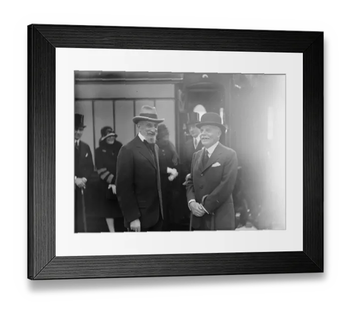 Framed Print : New Ambassador to France leaves London. Sir W Tyrrell taking leave of the French Framed Print : New Ambassador to France leaves London. Sir W Tyrrell taking leave of the French