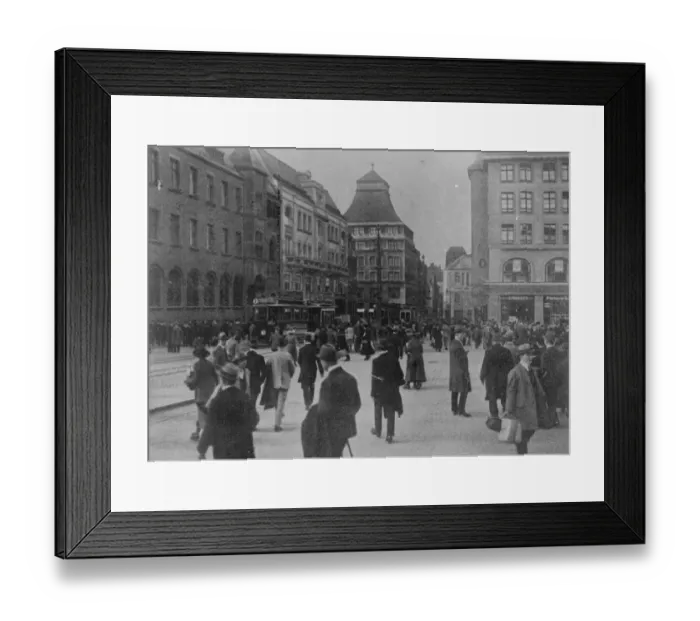 Framed Print : Huge German industrial centre now occupied by the French. The French are now in Framed Print : Huge German industrial centre now occupied by the French. The French are now in