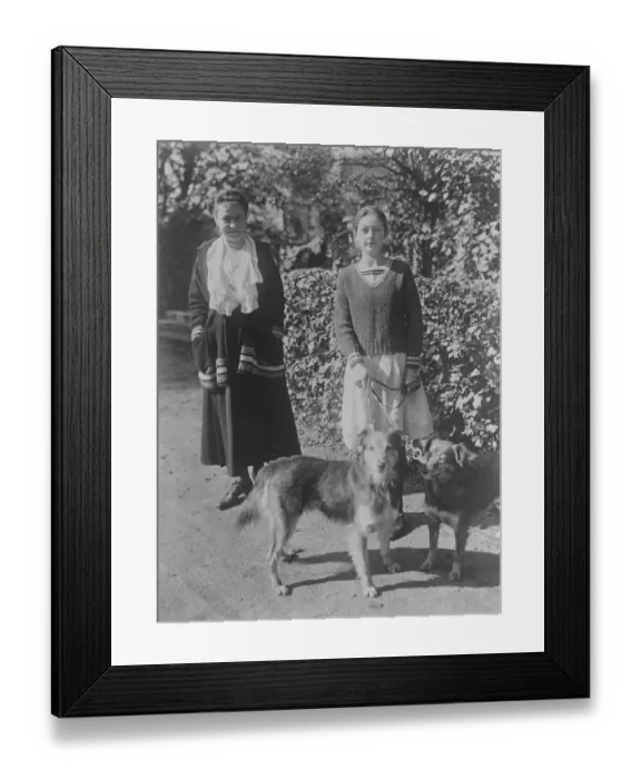 Framed Print : The latest picture of Ex Kaisers Bride Princess Hermine of Reuss, who is to marry