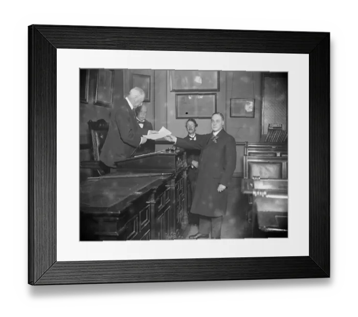 Framed Print : General Election, October 1924, Nominations Mr A H Wolf, Labour candidate for Abbey division Framed Print : General Election, October 1924, Nominations Mr A H Wolf, Labour candidate for Abbey division