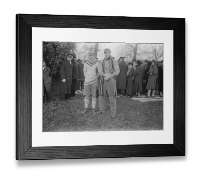 Framed Print : Eton wall game. P St J STirling ( keeper of the college wall ) on left, and Earl of Kincardine Framed Print : Eton wall game. P St J STirling ( keeper of the college wall ) on left, and Earl of Kincardine