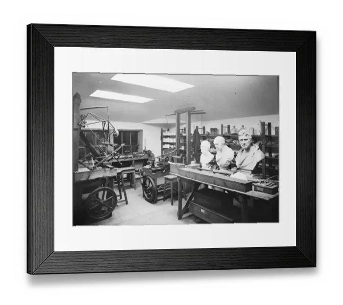 Framed Print : James Watts Workshop now at the Science Museum. South Kensington, where it has