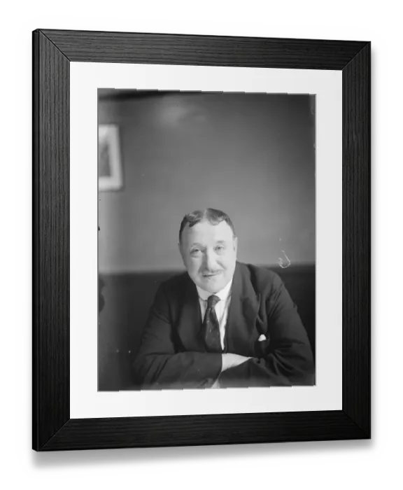 Framed Print : E Cycter ( Barney ) Central news staff. 25 February 1929 Framed Print : E Cycter ( Barney ) Central news staff. 25 February 1929