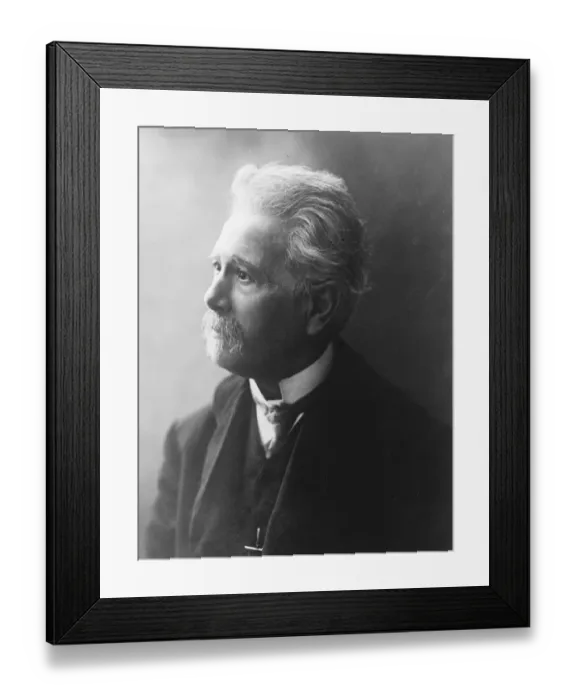 Framed Print : Portuguese Statesman Dr Teofilo Braga Has been the following, President of the Republic