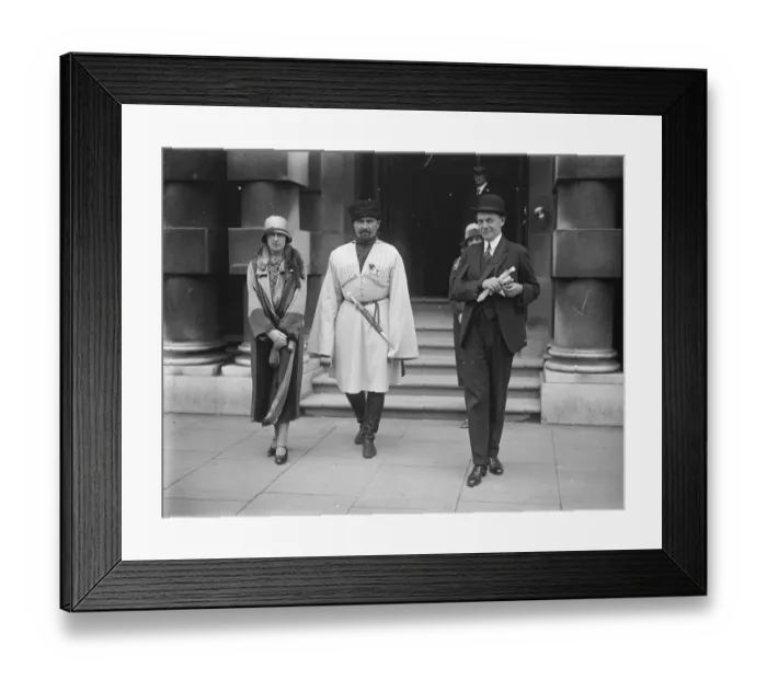 Framed Print : Cossack chief decorated with the MC. Col Gamalee, chief inspector of the Cossack Djighits Framed Print : Cossack chief decorated with the MC. Col Gamalee, chief inspector of the Cossack Djighits