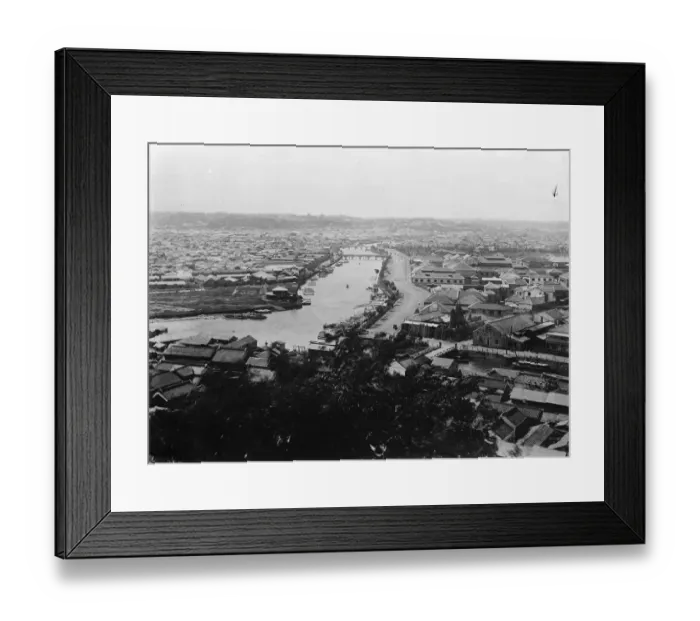 Framed Print : Great Japanese earthquake. A general view of Yokohama. 1 September 1923 Framed Print : Great Japanese earthquake. A general view of Yokohama. 1 September 1923