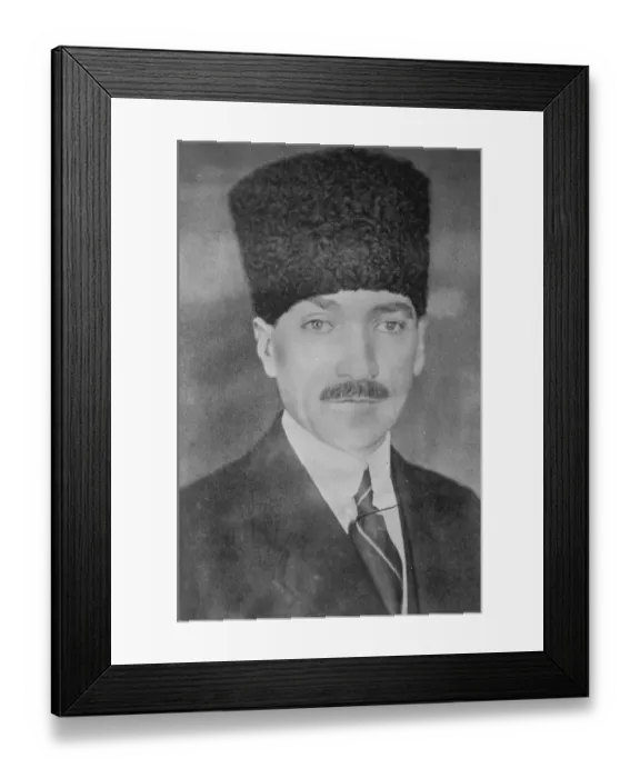 Framed Print : Turkeys Man Of The Moment A new portrait of Mustapha Kemal Pasha the Turkish Framed Print : Turkeys Man Of The Moment A new portrait of Mustapha Kemal Pasha the Turkish