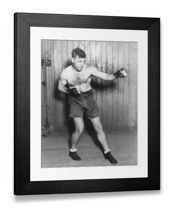 Framed Print : Tom Heeney, Boxer. 11 January 1928 Framed Print : Tom Heeney, Boxer. 11 January 1928