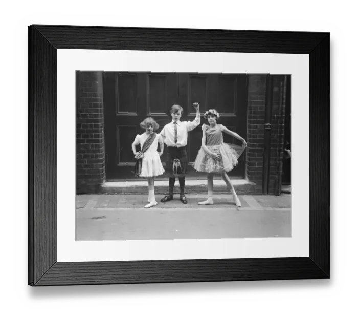 Framed Print : Society childrens dancing matinee for charity. Left to right, Lady Elizabeth Townshend Framed Print : Society childrens dancing matinee for charity. Left to right, Lady Elizabeth Townshend