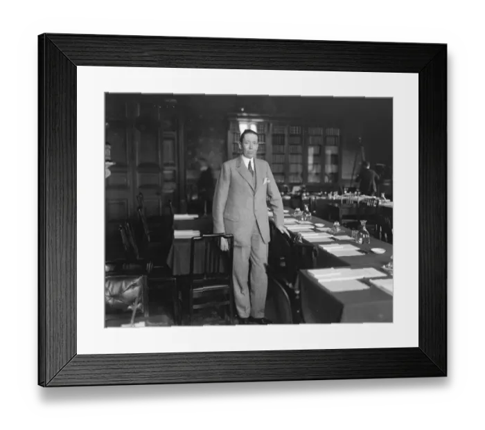 Framed Print : Nicola Titulesco, Rumanian Minister. 16 August 1924 Framed Print : Nicola Titulesco, Rumanian Minister. 16 August 1924