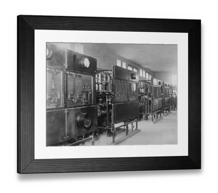 Framed Print : Americas new broadcasting station at Bound Brook Apparatus used for rectifcation Framed Print : Americas new broadcasting station at Bound Brook Apparatus used for rectifcation