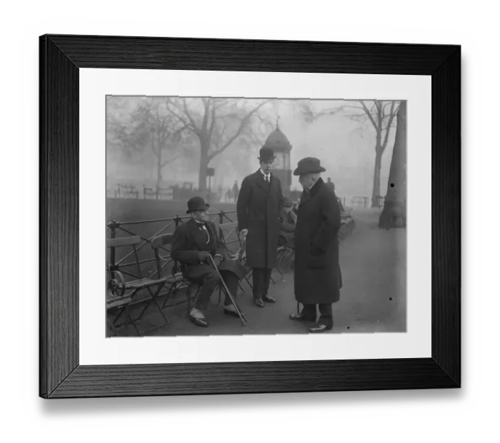 Framed Print : Lord Chichester ( right ), Earl Cathcart ( centre ) and Captain Shaw ( seated ) Framed Print : Lord Chichester ( right ), Earl Cathcart ( centre ) and Captain Shaw ( seated )