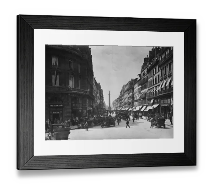 Framed Print : Paris views. Rue de la Paix. 31 July 1929