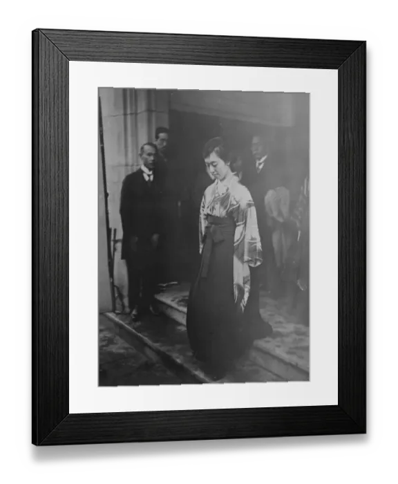 Framed Print : Japanese Crown Princes Bride Elect, New Picture from Tokyo This picture of Princess Nagako Framed Print : Japanese Crown Princes Bride Elect, New Picture from Tokyo This picture of Princess Nagako