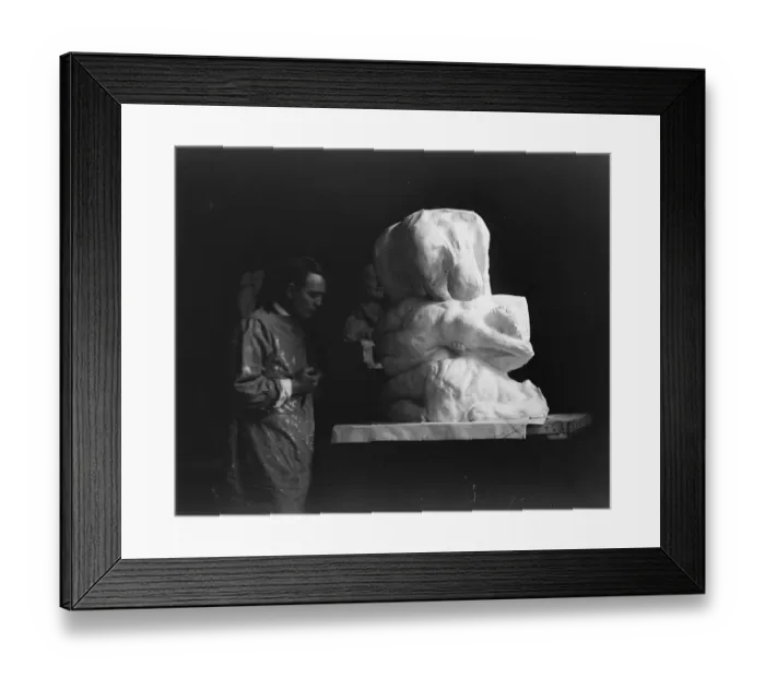 Framed Print : The creation of eve Sculptures by Ernest Cole fr the east side of the new London Framed Print : The creation of eve Sculptures by Ernest Cole fr the east side of the new London