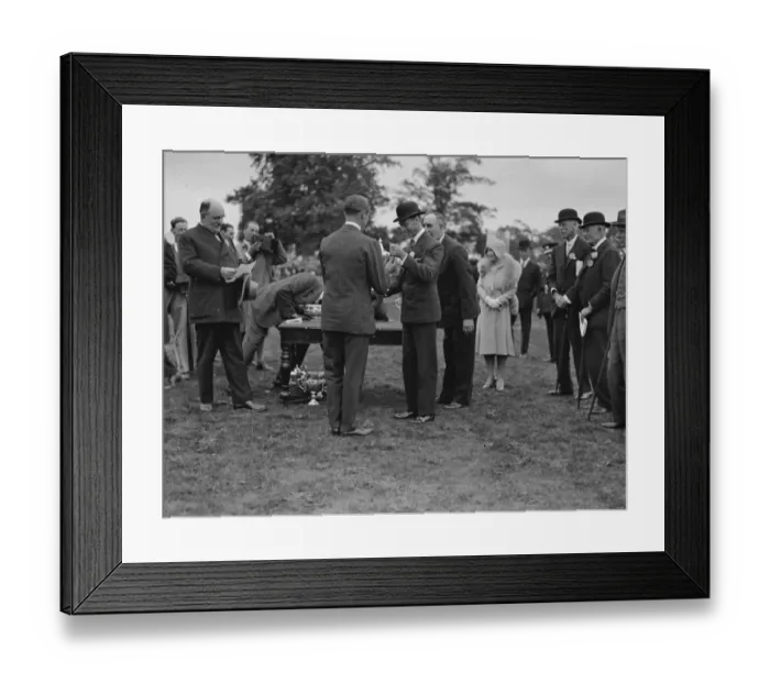Framed Print : Hertfordshire Agricultural Show at Hatfield The Duke of York presenting cups 27 Framed Print : Hertfordshire Agricultural Show at Hatfield The Duke of York presenting cups 27