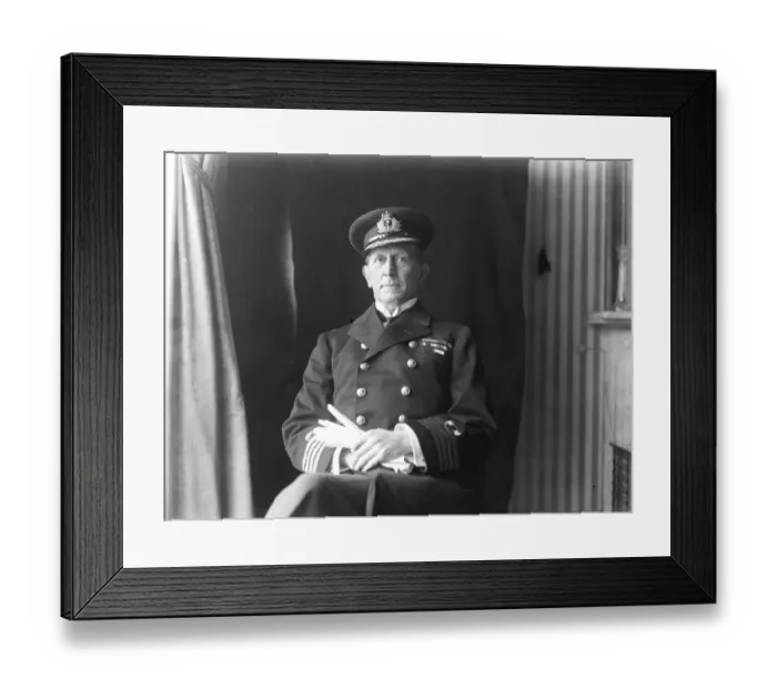 Framed Print : Duke of Yorks New Equerry Captain Basil Vernon Brooke, Royal Navy ( retired )