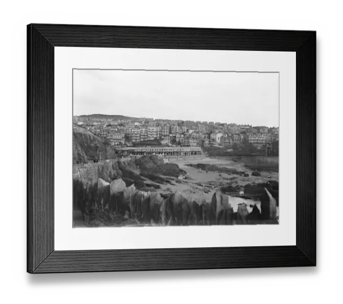 Framed Print : Budleigh Salterton is a small town on the south coast of Devon 1925 Framed Print : Budleigh Salterton is a small town on the south coast of Devon 1925