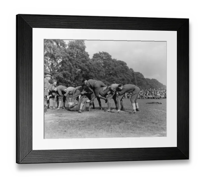 Framed Print : American troops in some of their sports at Hyde Park, London 1919 Framed Print : American troops in some of their sports at Hyde Park, London 1919