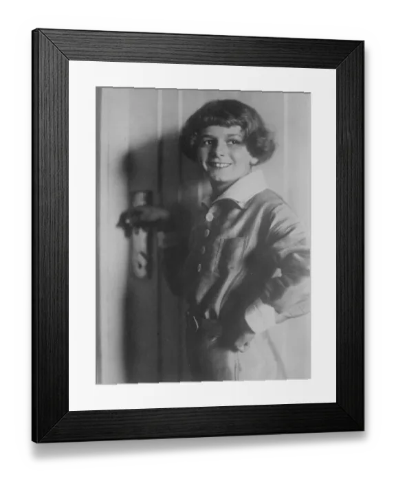 Framed Print : Youngest Car Driver in France Charles Goujon a schoolboy of 10 of Cleres Normandy Framed Print : Youngest Car Driver in France Charles Goujon a schoolboy of 10 of Cleres Normandy