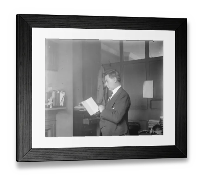Framed Print : A Tennyson treasure from sack of waste. When going through a sack of old books
