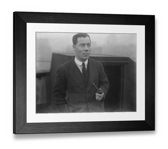 Framed Print : Mr Blackleby, a reporter of central news staff 1925 Framed Print : Mr Blackleby, a reporter of central news staff 1925
