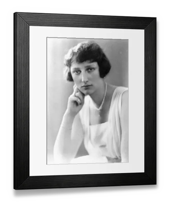 Framed Print : Well again Princess Martha of Sweden, whose serious illness when on a visit to ROme Framed Print : Well again Princess Martha of Sweden, whose serious illness when on a visit to ROme