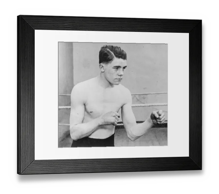 Framed Print : Teddy Baldock posed sparring 1927 Framed Print : Teddy Baldock posed sparring 1927