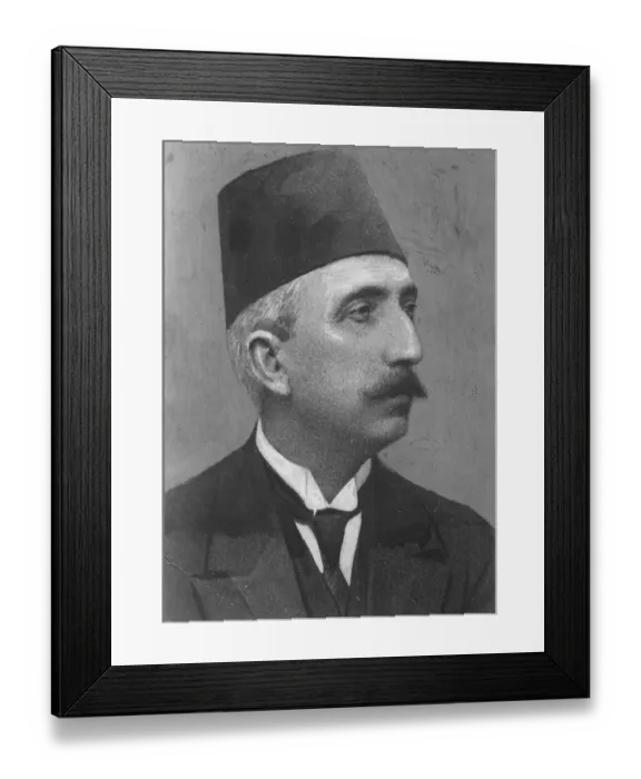 Framed Print : The Sultan of Turkey - Mehmet VI 15 September 1922