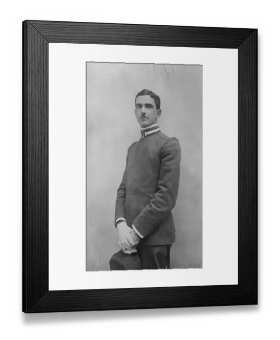 Framed Print : Italys future King Umberto II The Prince of Piedmont. 1922