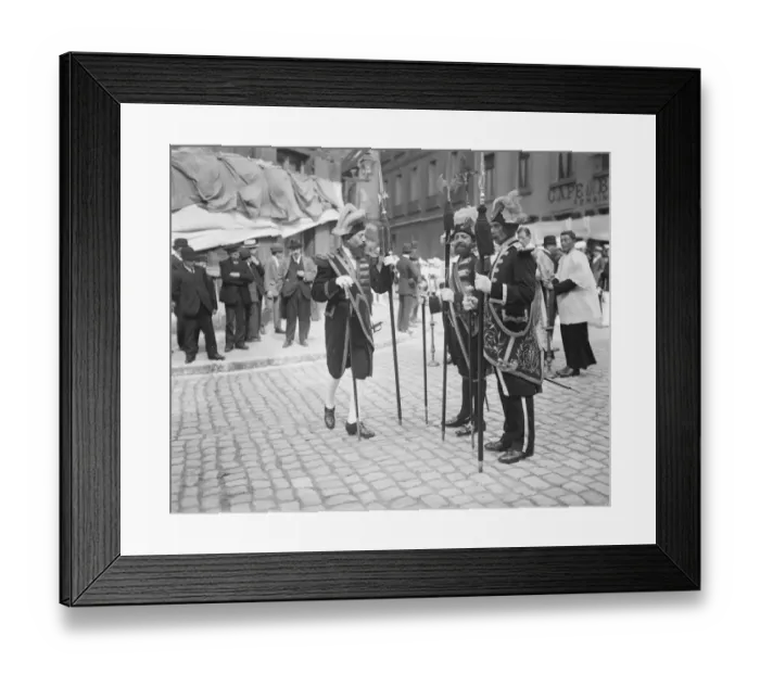 Framed Print : Striking Procession in honour of our lady of Boulogne French functionaries ( corresponding Framed Print : Striking Procession in honour of our lady of Boulogne French functionaries ( corresponding