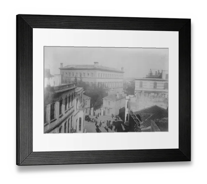 Framed Print : Entrance to British Embassy, Constantinople 5 January 1923 Framed Print : Entrance to British Embassy, Constantinople 5 January 1923