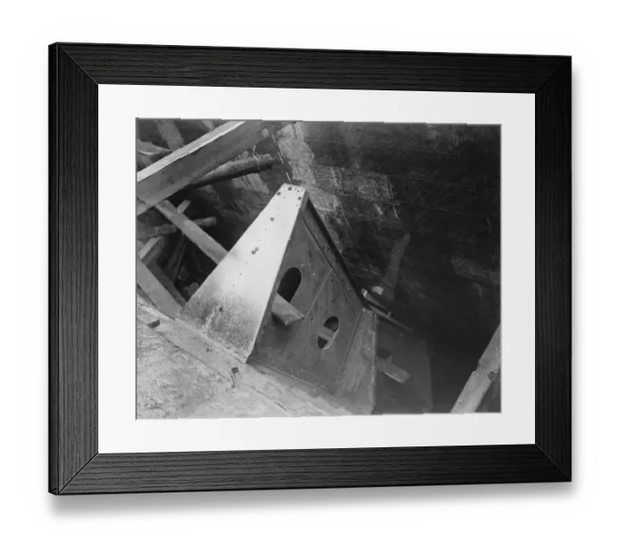 Framed Print : Remarkable device to preserve HMS Victory in dry dock at Portsmouth, England, Showing Framed Print : Remarkable device to preserve HMS Victory in dry dock at Portsmouth, England, Showing