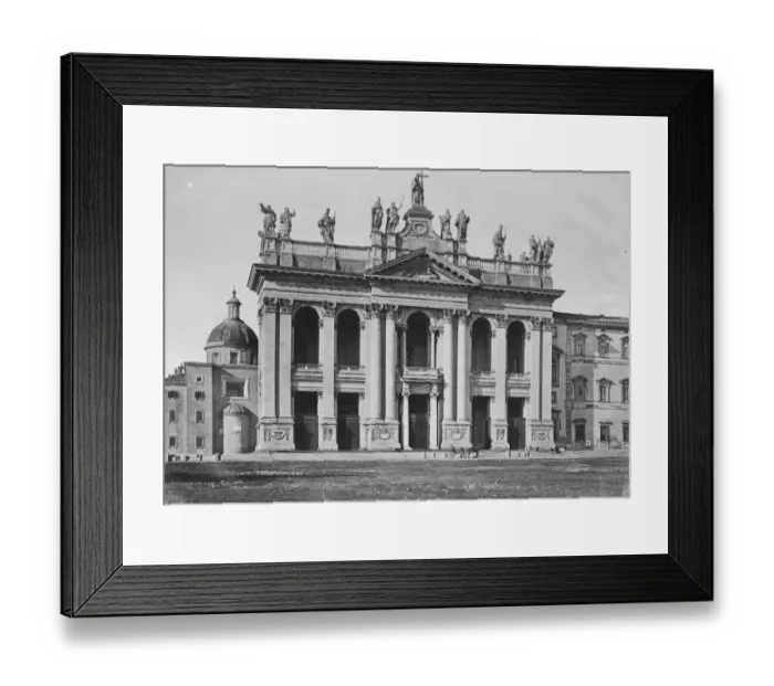 Framed Print : Rome Mother of churches where Leo XIII will be buried St John Lanteran, at Rome 25