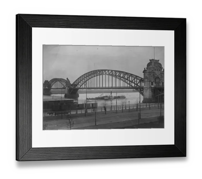 Framed Print : Three Rhineland Towns Occupied by Allies View of Dusseldorf showing the Rhine promenade 10 Framed Print : Three Rhineland Towns Occupied by Allies View of Dusseldorf showing the Rhine promenade 10