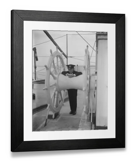 Framed Print : Englands youngest sailor on his ship The youngest sailor cadet in the British Isles Framed Print : Englands youngest sailor on his ship The youngest sailor cadet in the British Isles