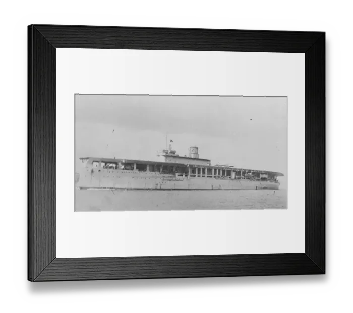 Framed Print : The Biggest Seaplane Carrier in Existence Unusal Feature of Remarkable New British Framed Print : The Biggest Seaplane Carrier in Existence Unusal Feature of Remarkable New British