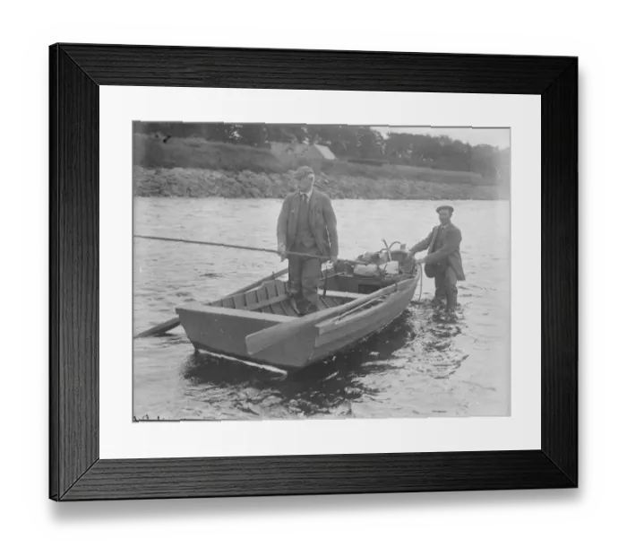 Framed Print : Duke of Richmond Salmon Fishing in Scotland Duke of Richmond fishing from a punt 26 Framed Print : Duke of Richmond Salmon Fishing in Scotland Duke of Richmond fishing from a punt 26