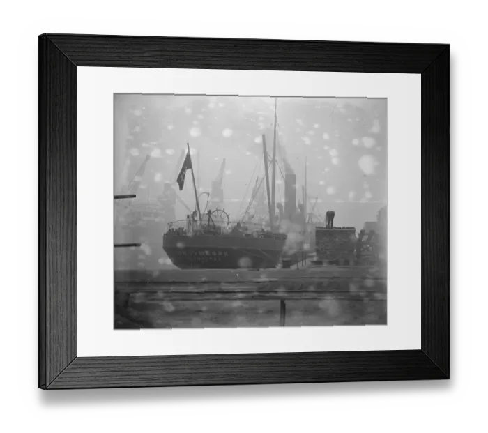 Framed Print : The bolshevik ship Bolshevik photographed in the Roath dock Cardiff 5 November 1924 Framed Print : The bolshevik ship Bolshevik photographed in the Roath dock Cardiff 5 November 1924